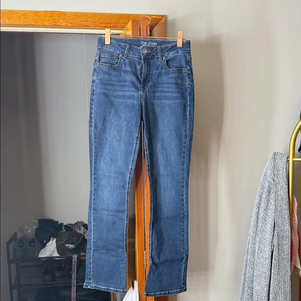 Maurices Women's Straight Leg Jeans - Blue - Picture 1 of 1